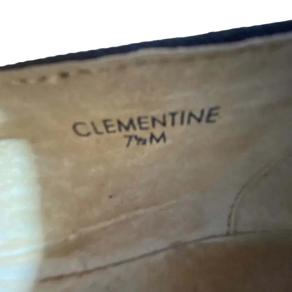Tahari Clementine Tan and Black Snakeskin‎ Loafer Flats Size 7 1/2